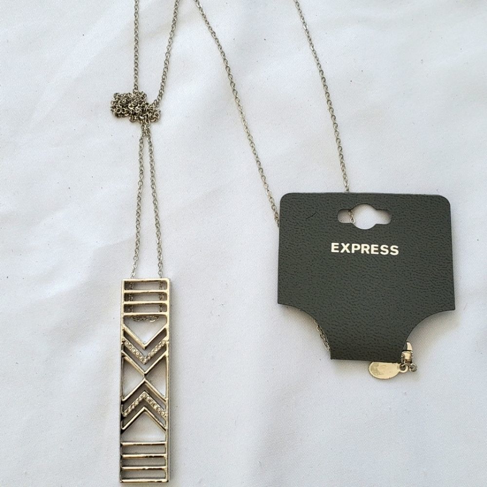 Express silver necklace  NEW